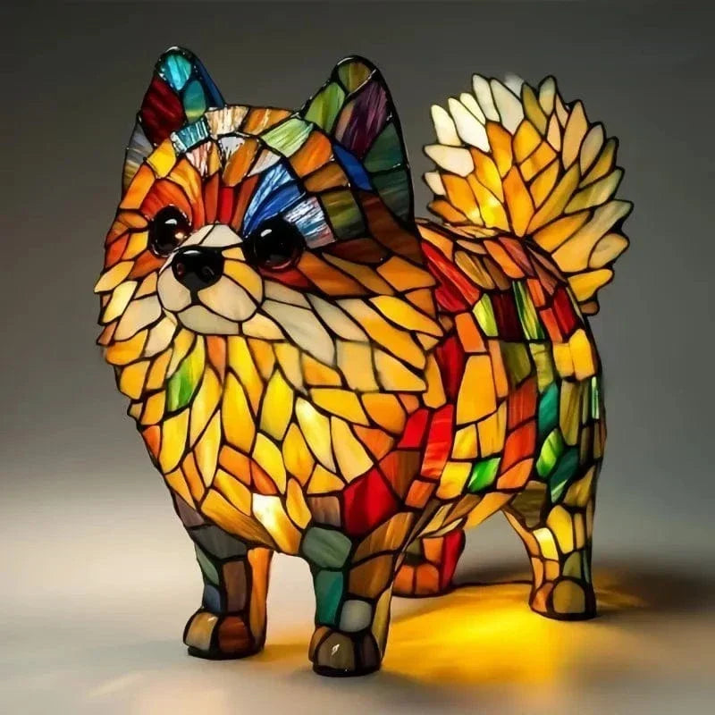 PomPom-lampa Pomeranian
