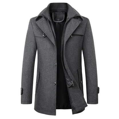 Stephon | Business Casual Verdickter Mantel