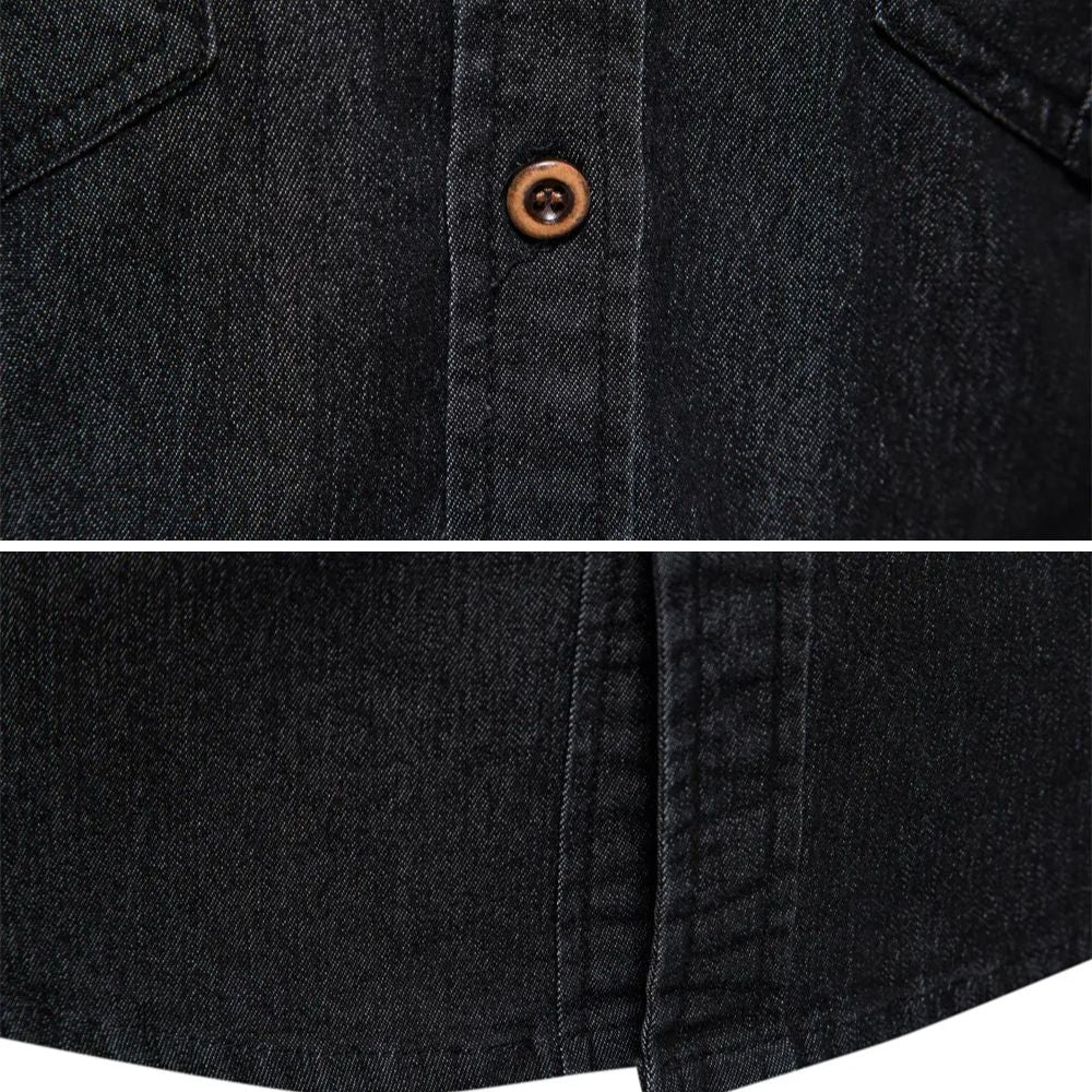 Xeric | Knäppt jeansskjorta