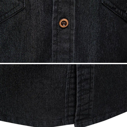 Xeric | Knäppt jeansskjorta