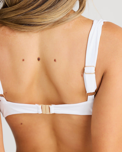 Top de Bikini SIENNA en Color Blanco