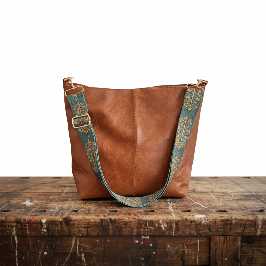 Tamar - Bolso de piel vintage