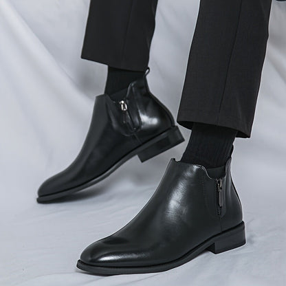 Reginald Thornton side-zip chelsea leather boots