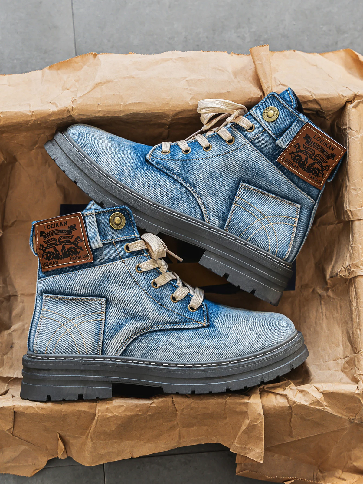 Wilford & Co. Denim Boots