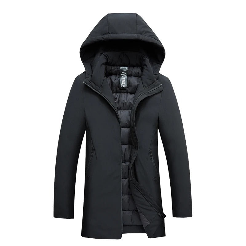 Karl | Lång jacka i slim fit