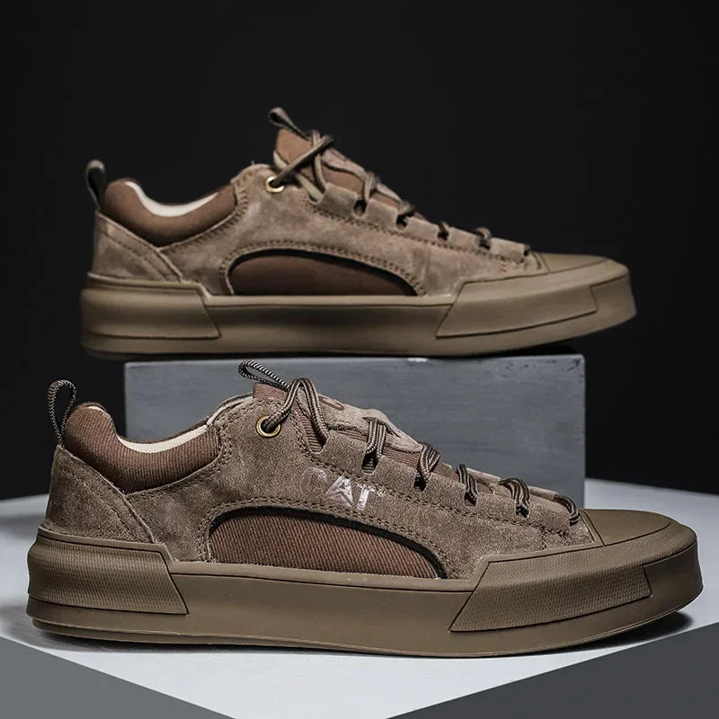 UrbanEdge - Zapatillas de Cuero Vegano Premium