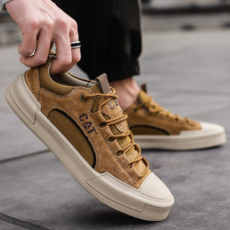 UrbanEdge - Zapatillas de Cuero Vegano Premium