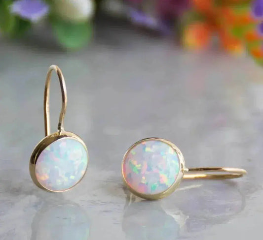 Pendientes Vintage de Ópalo en Oro