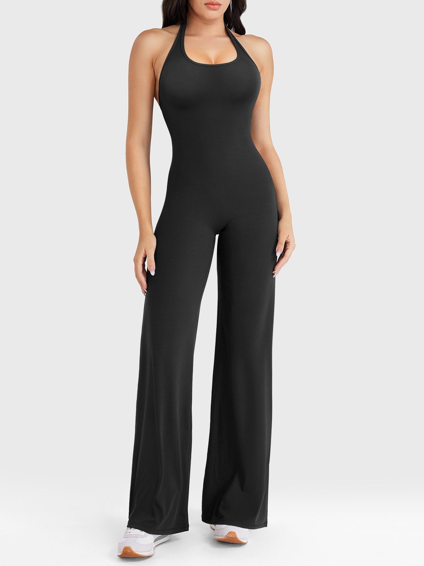 Yeoreo Cathylie Halter Jumpsuit mit geradem Bein