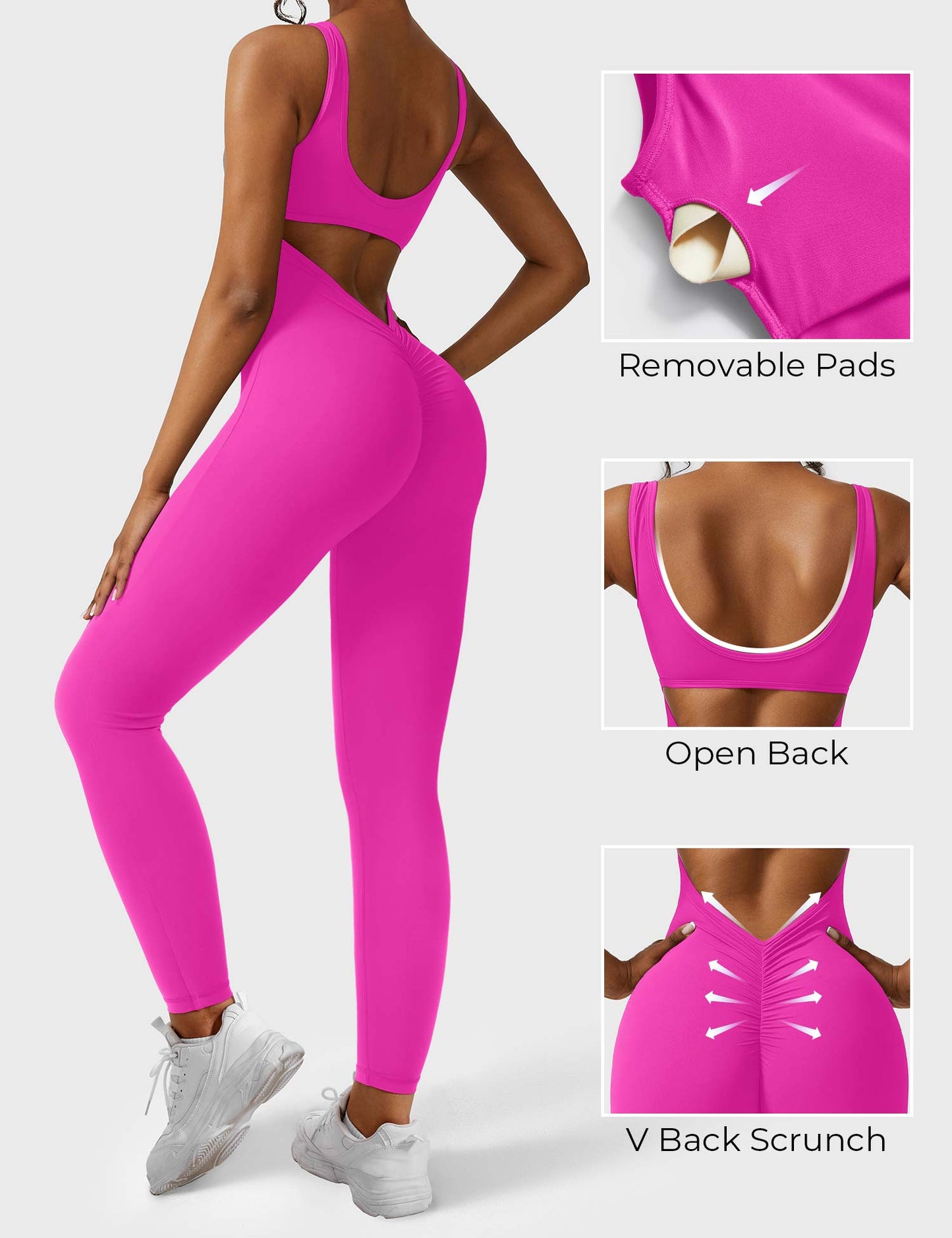 Yeoreo Lizvette Jumpsuit mit V-Rücken
