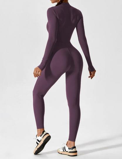 Yeoreo Longsleeve Reißverschluss Jumpsuit