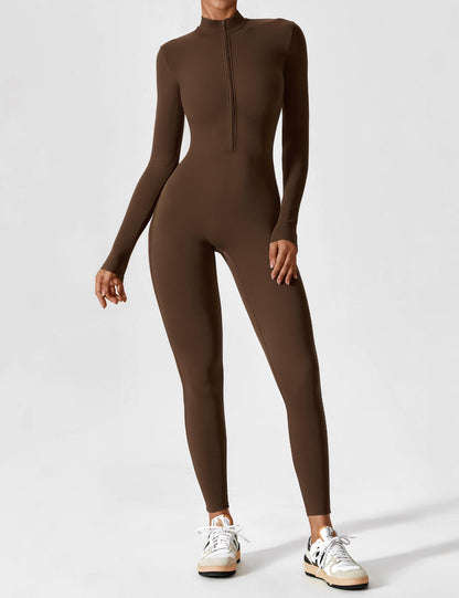 Yeoreo Longsleeve Reißverschluss Jumpsuit