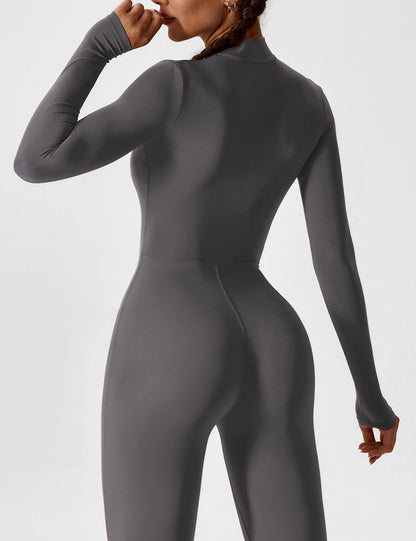 Yeoreo Longsleeve Reißverschluss Jumpsuit