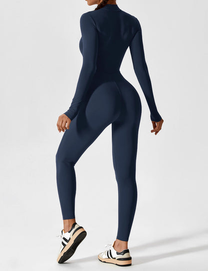 Yeoreo Longsleeve Reißverschluss Jumpsuit