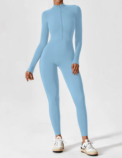 Yeoreo Longsleeve Reißverschluss Jumpsuit