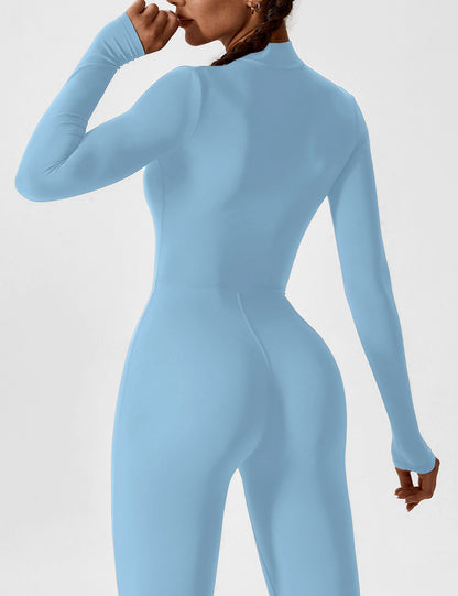 Yeoreo Longsleeve Reißverschluss Jumpsuit