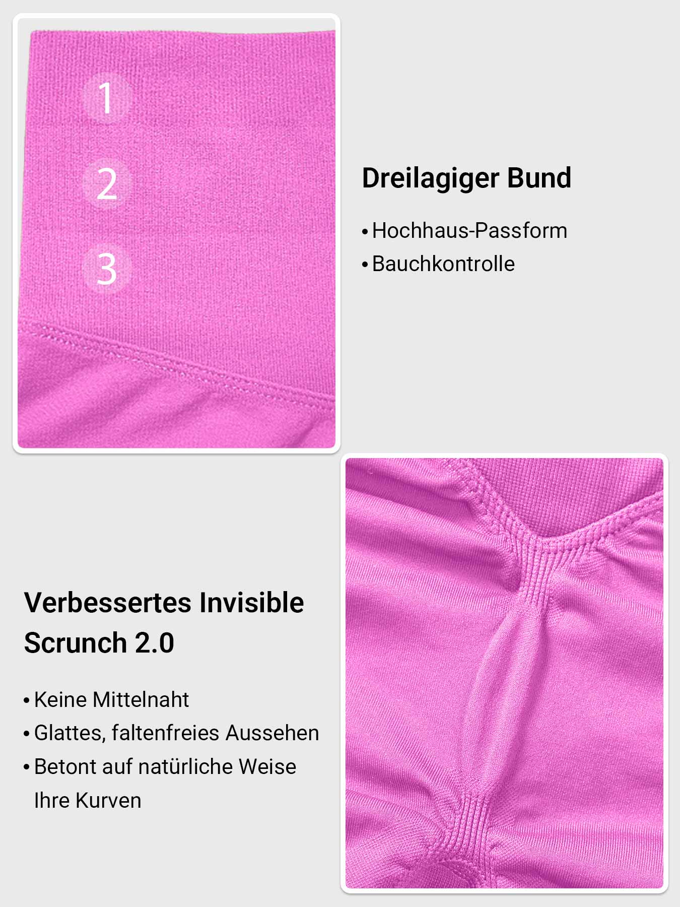 Yeoreo Baderiy 4,5" Verbesserte Nahtlose Shorts