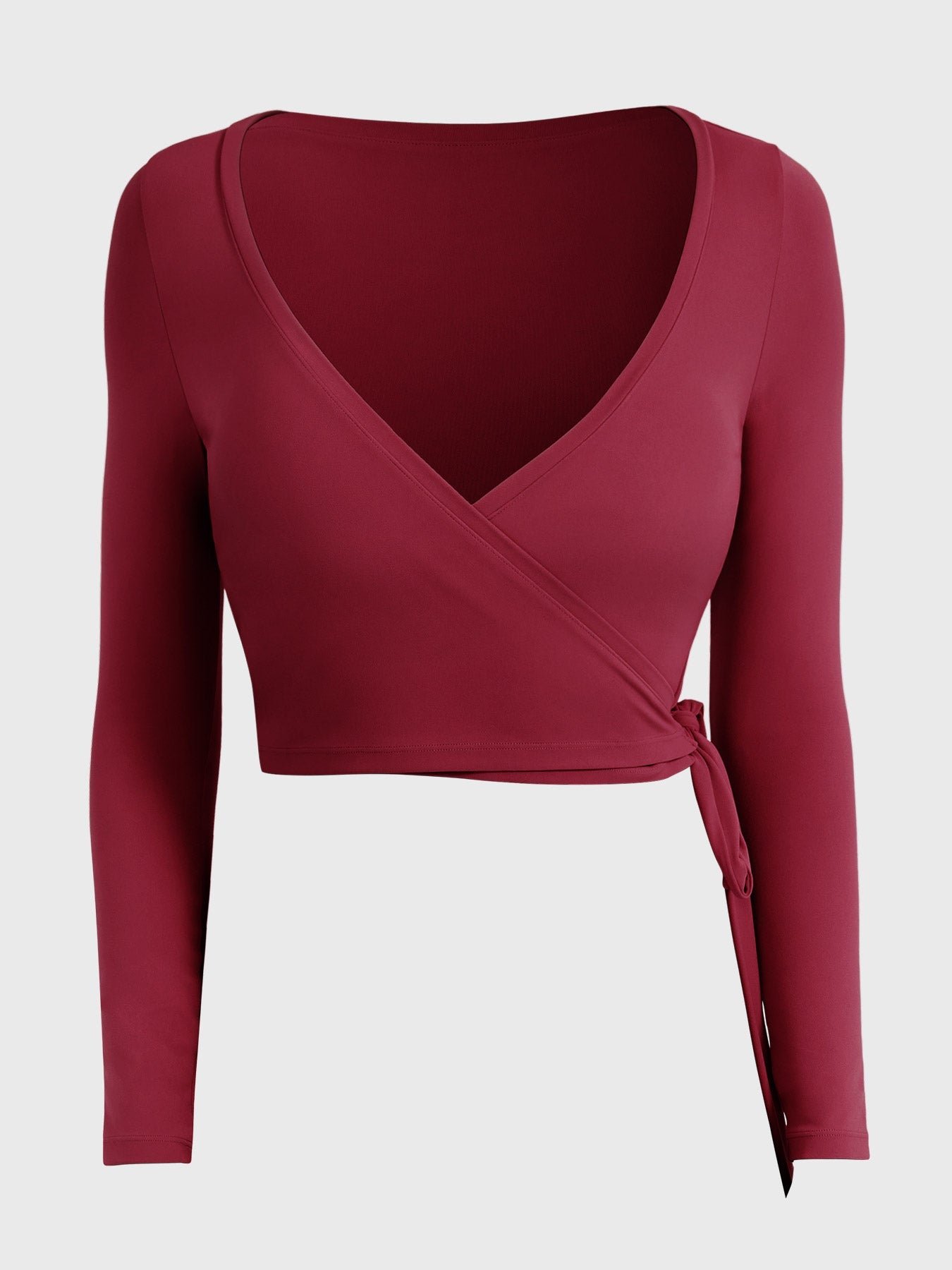 Yeoreo Michelie Langarm Ballett Wickel Top