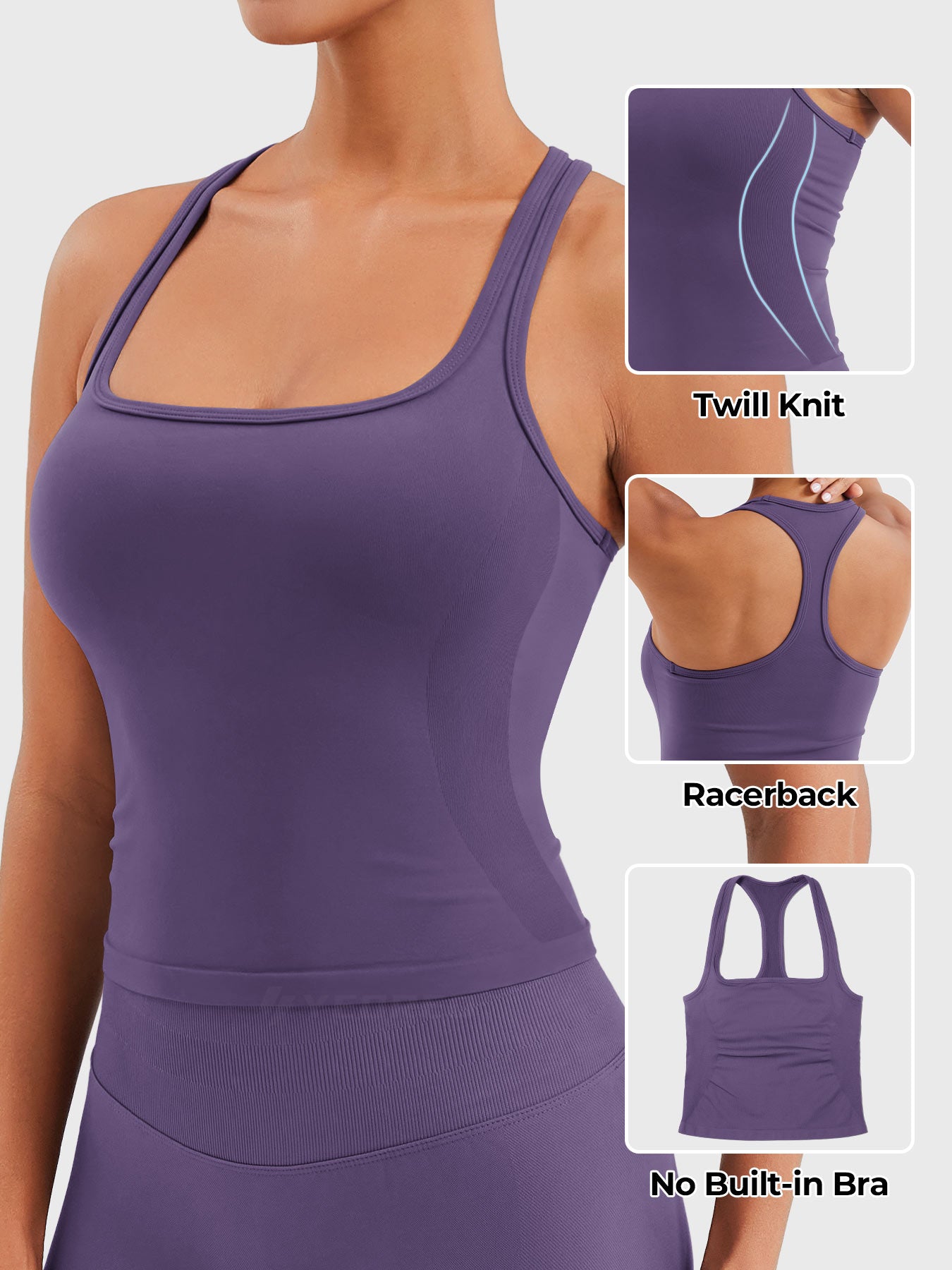 Yeoreo Esteile Seamless Racerback Tank