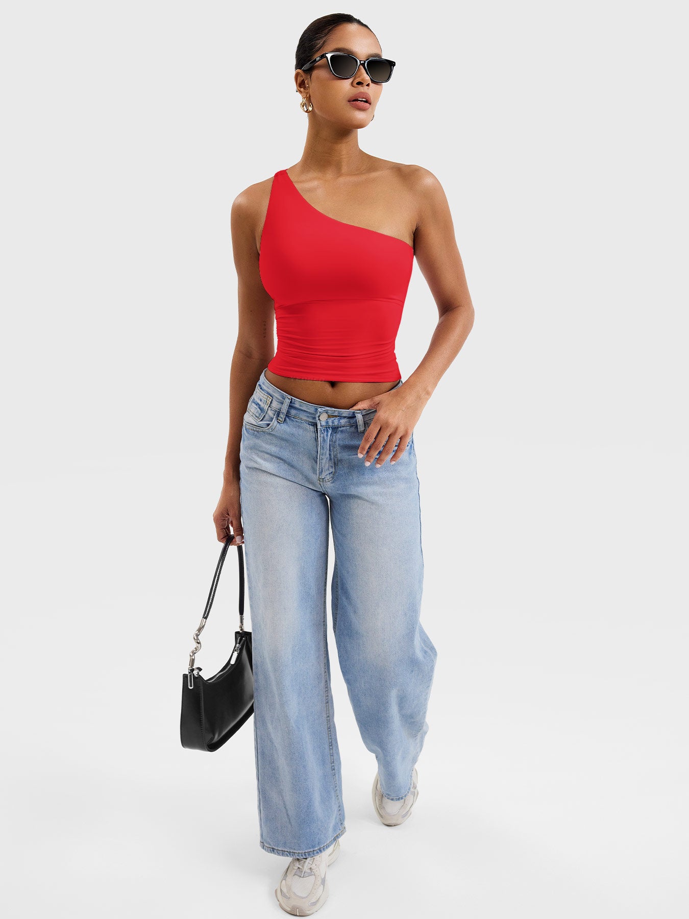Yeoreo Fanciy Ein-Schulter Tank Top