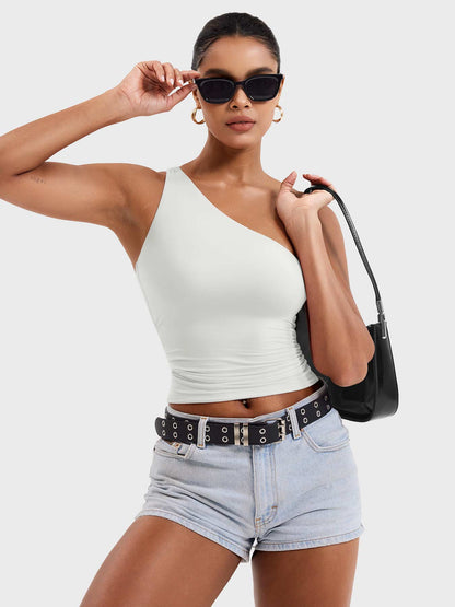 Yeoreo Fanciy Ein-Schulter Tank Top