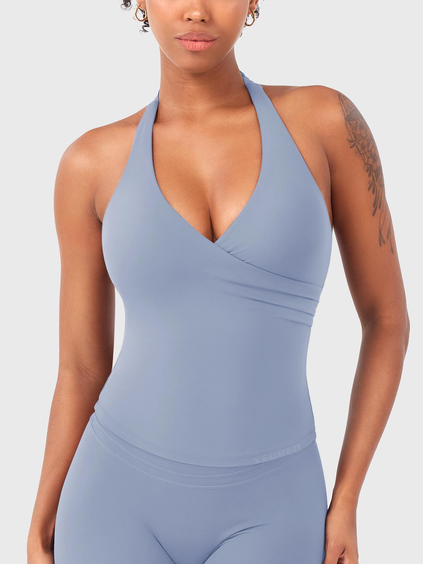 Yeoreo Elevine V-Ausschnitt Neckholder Tank