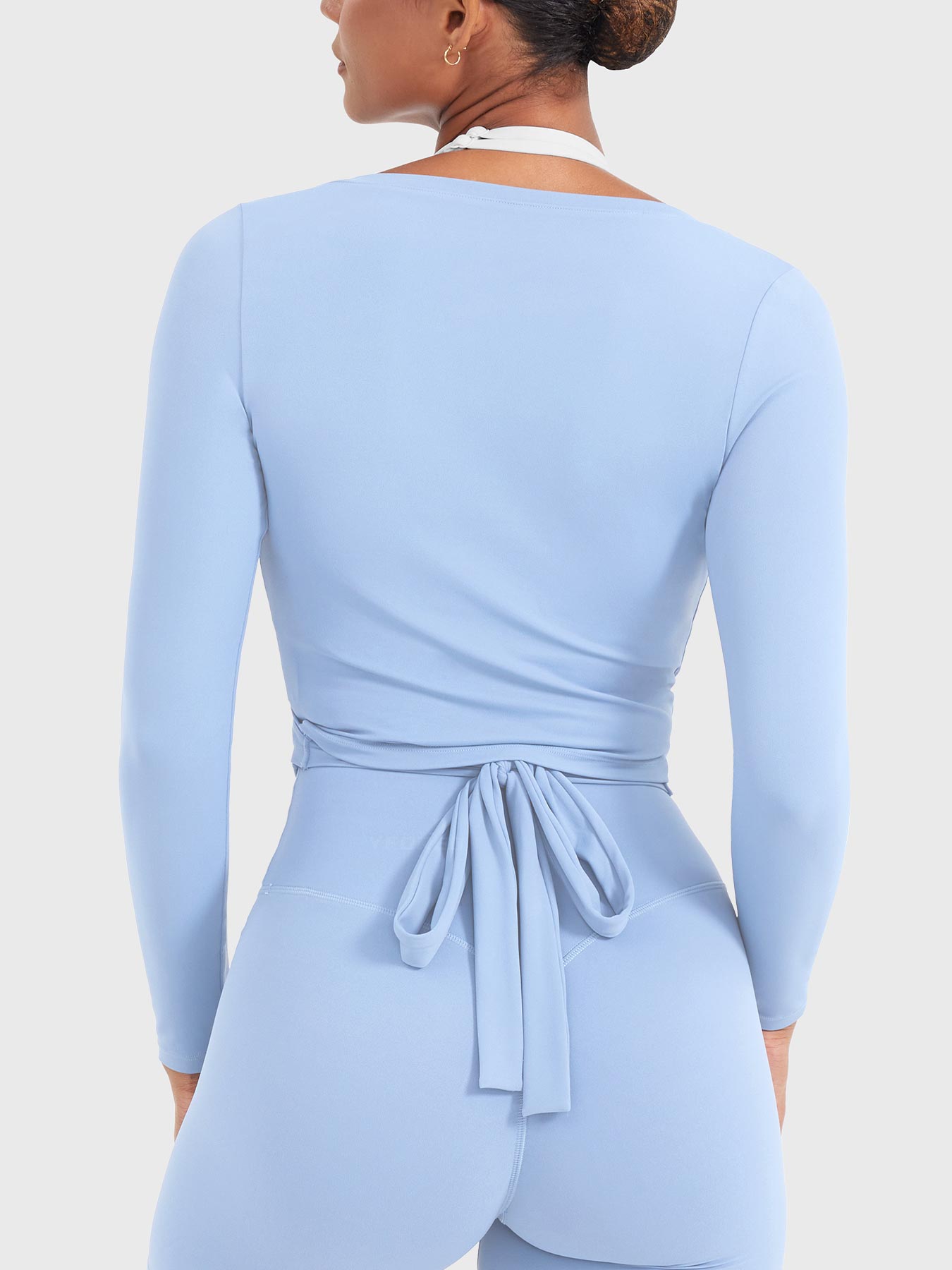 Yeoreo Michelie Langarm Ballett Wickel Top