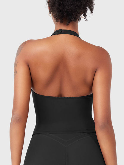 Yeoreo Elevine V-Ausschnitt Neckholder Tank