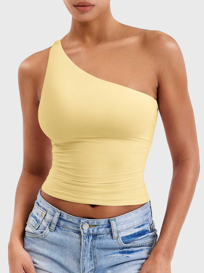 Yeoreo Fanciy Ein-Schulter Tank Top