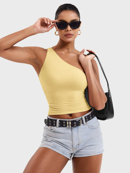 Yeoreo Fanciy Ein-Schulter Tank Top