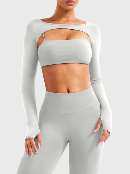 Yeoreo Sherylie SoftHue™ Seamless Bolero Shrug