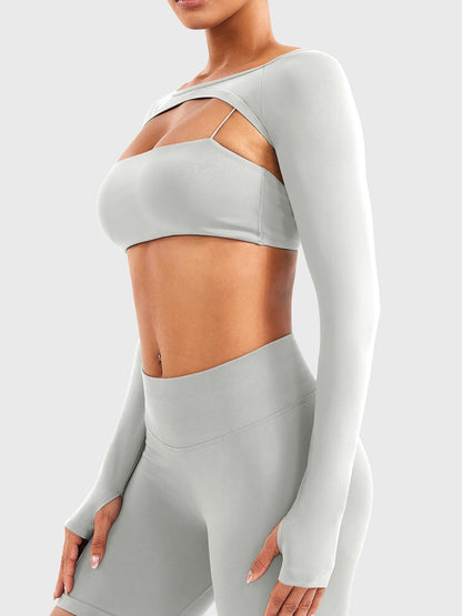 Yeoreo Sherylie SoftHue™ Seamless Bolero Shrug