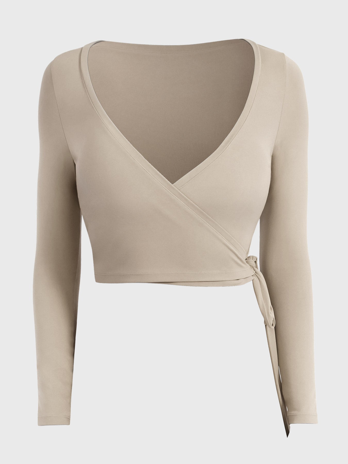 Yeoreo Michelie Langarm Ballett Wickel Top