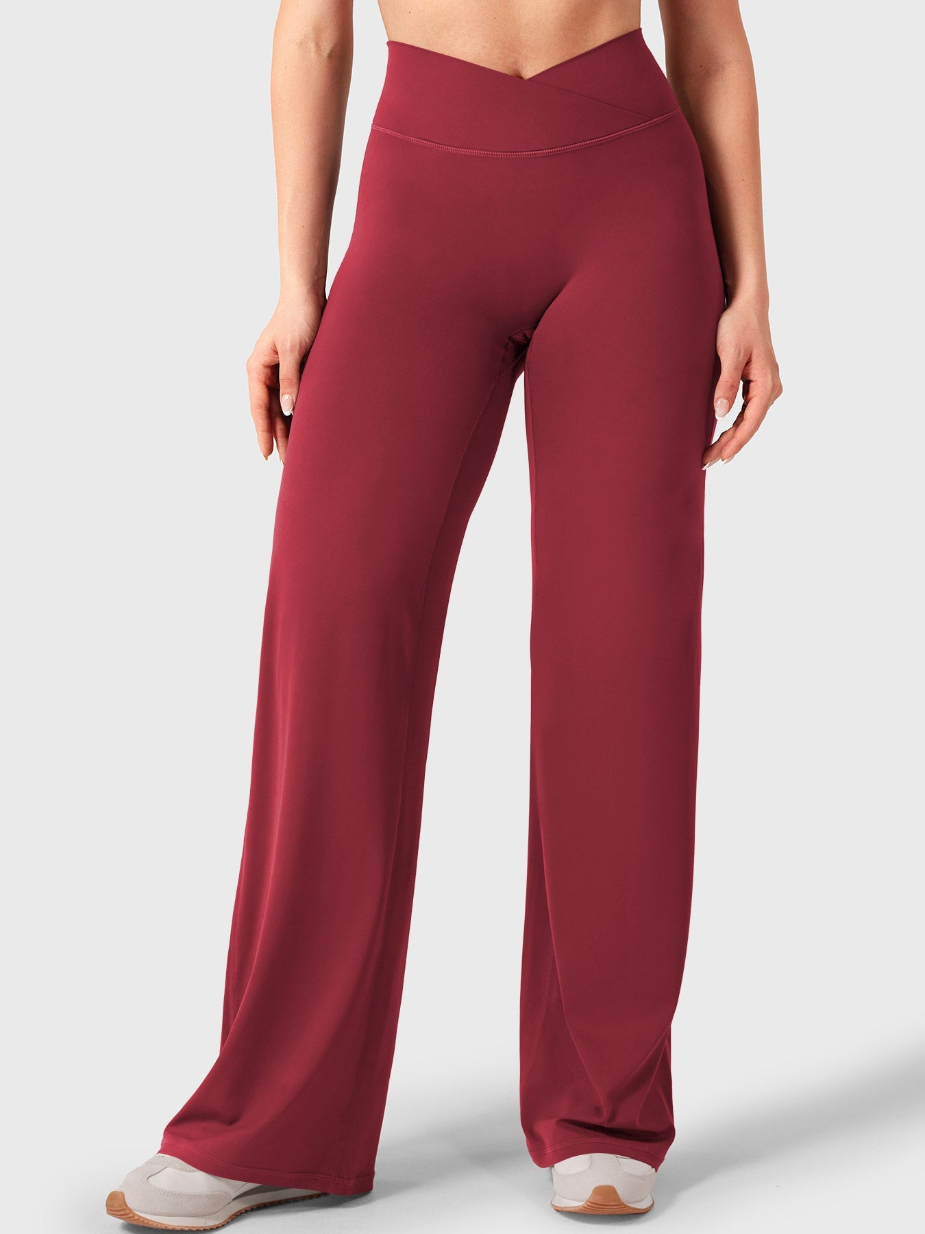 Yeoreo Eddiy 31,5" V-Taillenbund Leggings mit geradem Bein