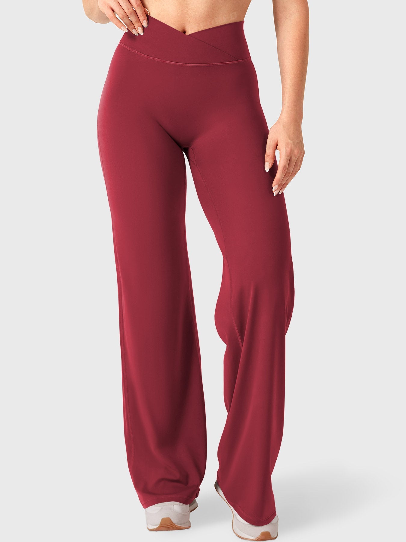 Yeoreo Eddiy 31,5" V-Taillenbund Leggings mit geradem Bein