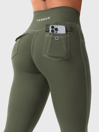Yeoreo Bernicy CoreFlex™ Denim-Imitat Leggings