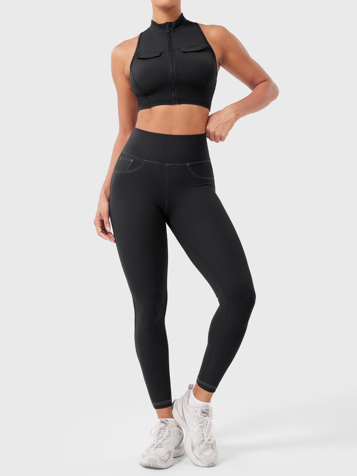 Yeoreo Bernicy CoreFlex™ Denim-Imitat Leggings