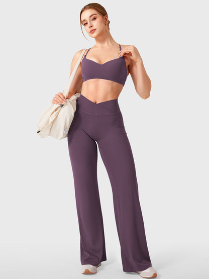 Yeoreo Eddiy 31,5" V-Taillenbund Leggings mit geradem Bein