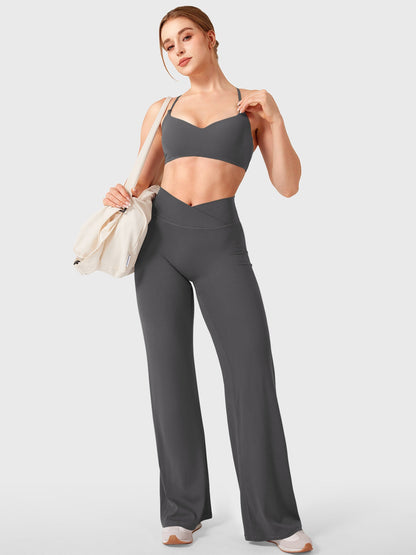 Yeoreo Eddiy 31,5" V-Taillenbund Leggings mit geradem Bein