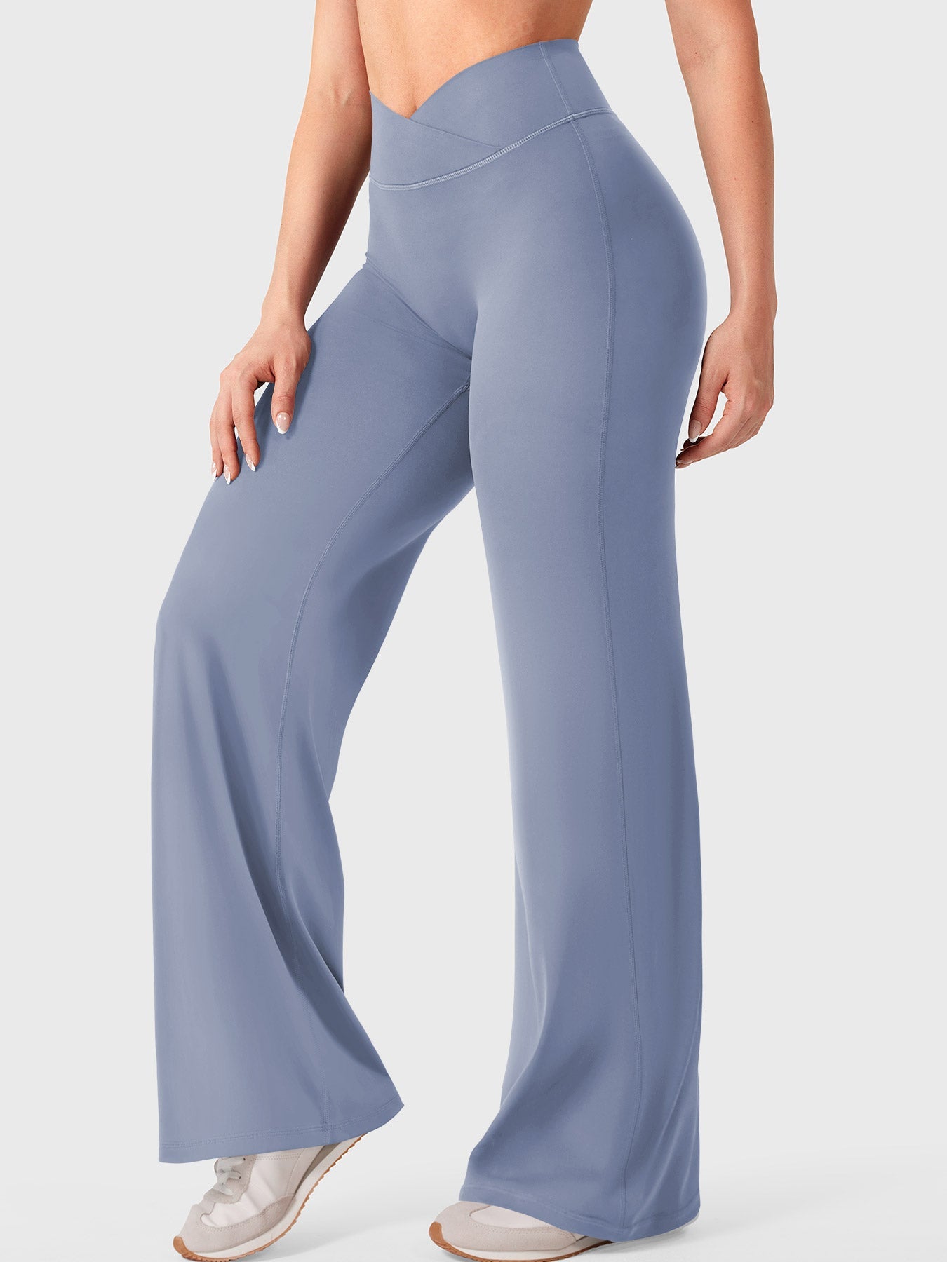 Yeoreo Eddiy 31,5" V-Taillenbund Leggings mit geradem Bein