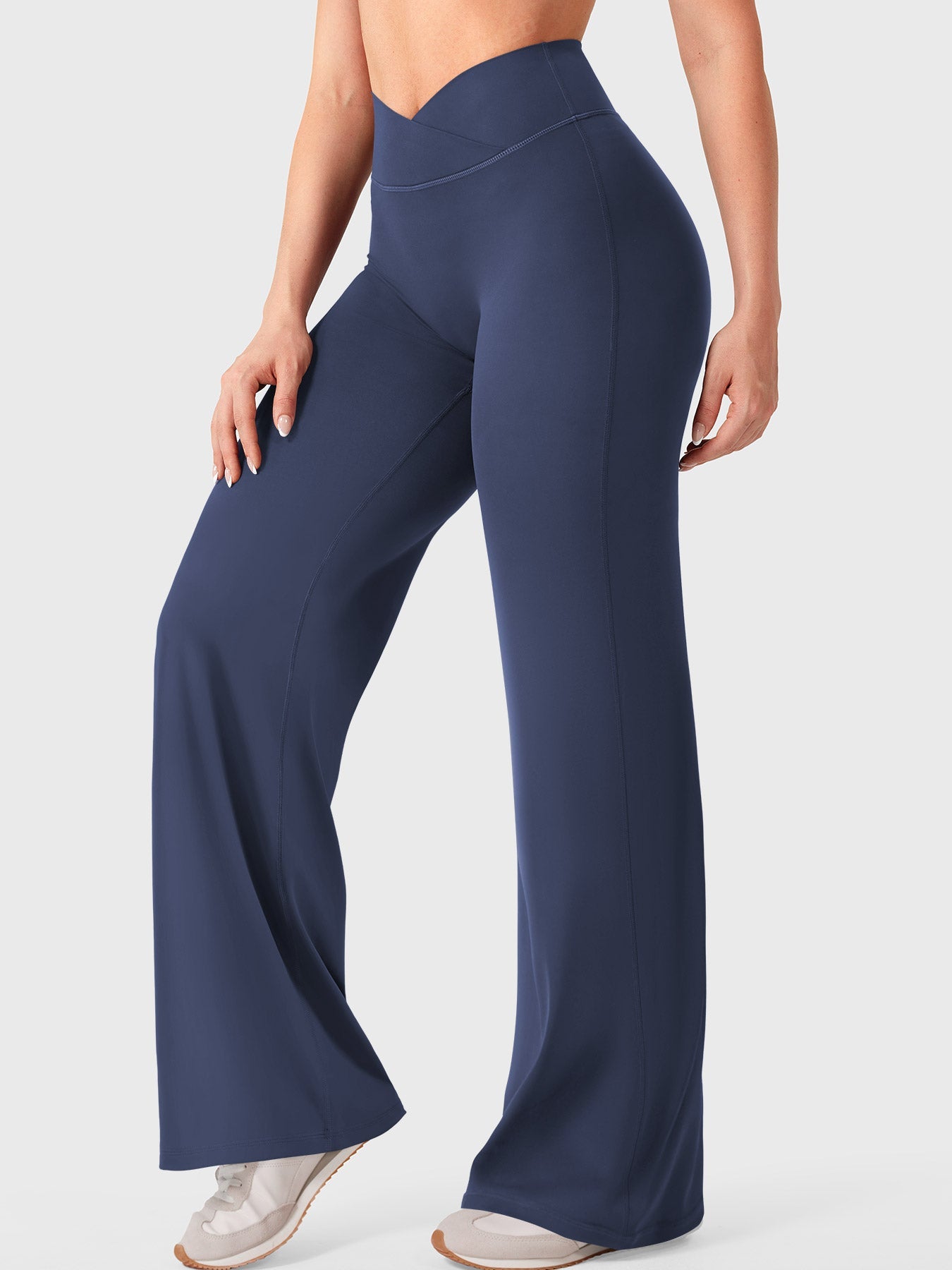 Yeoreo Eddiy 31,5" V-Taillenbund Leggings mit geradem Bein