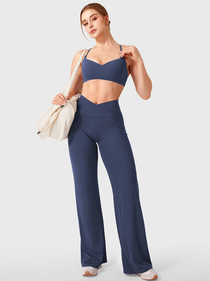 Yeoreo Eddiy 31,5" V-Taillenbund Leggings mit geradem Bein