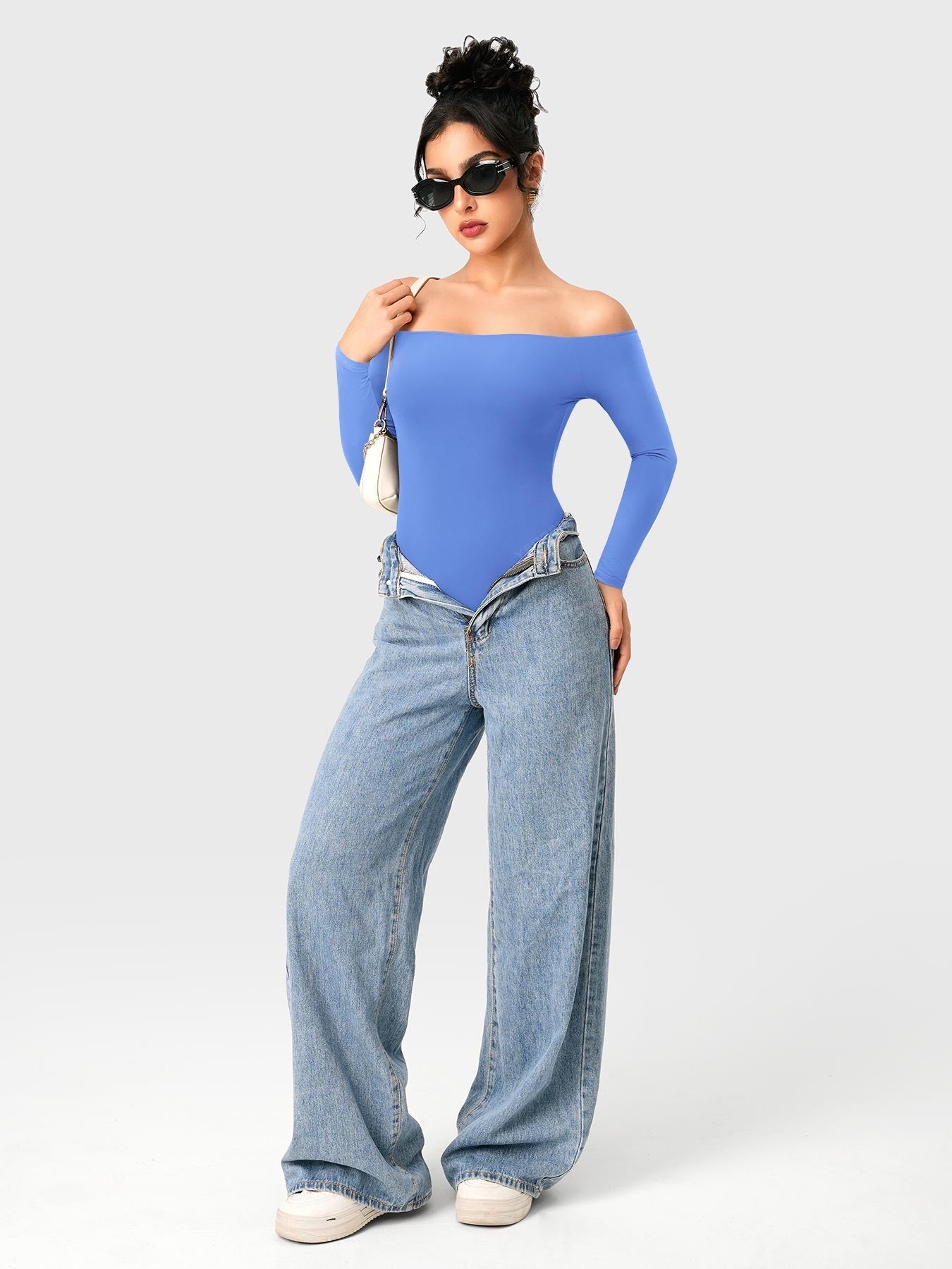 Yeoreo Dacrly Schulterfreier Bodysuit