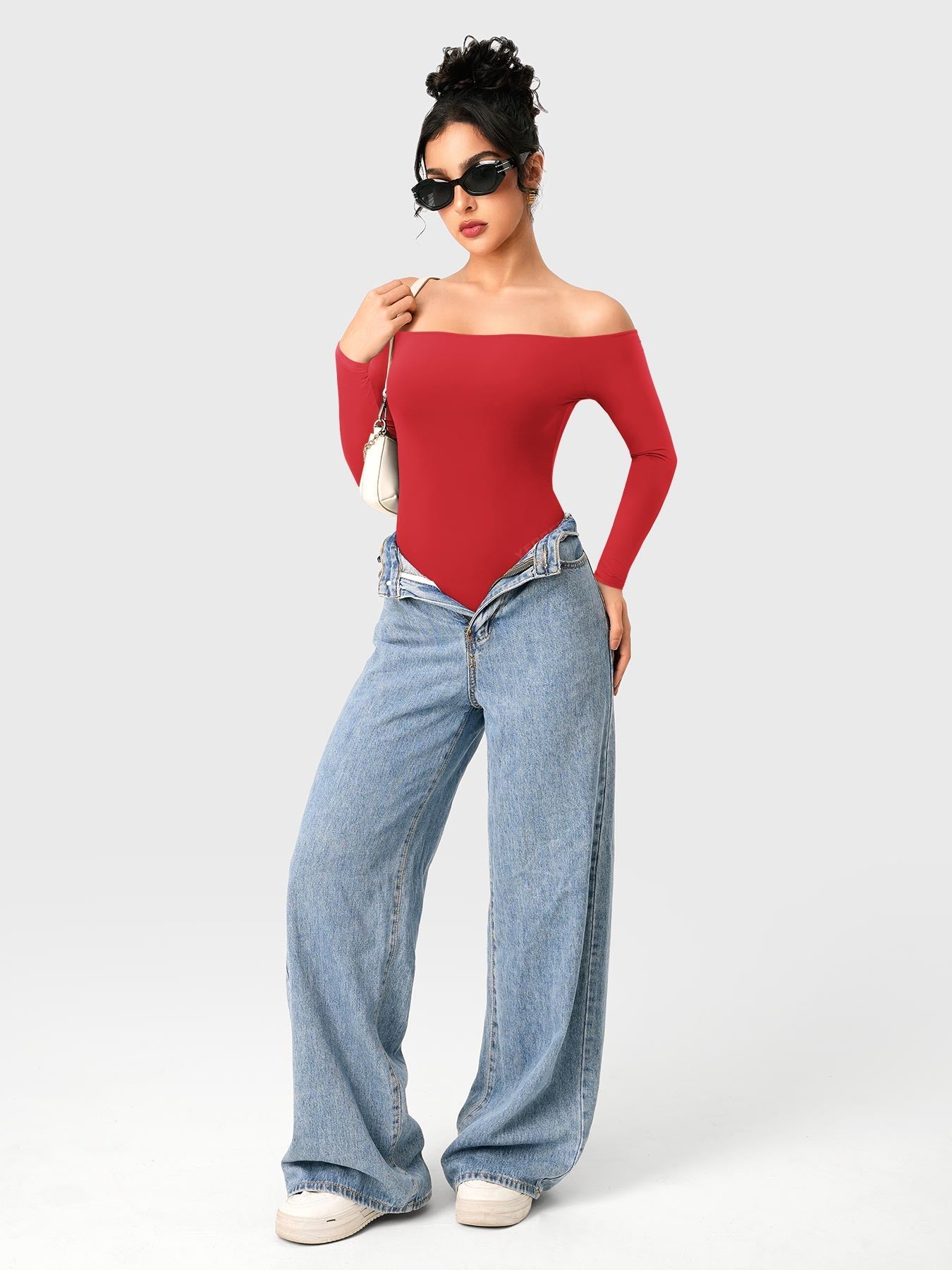 Yeoreo Dacrly Schulterfreier Bodysuit