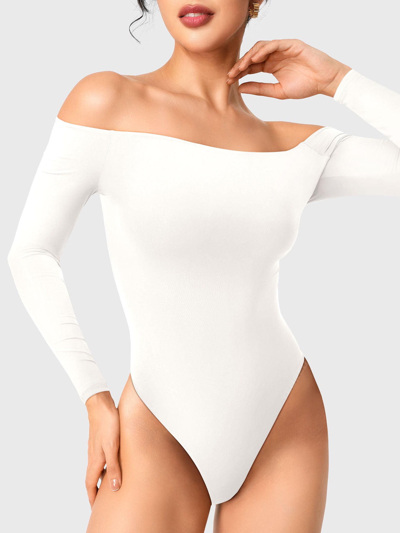 Yeoreo Dacrly Schulterfreier Bodysuit